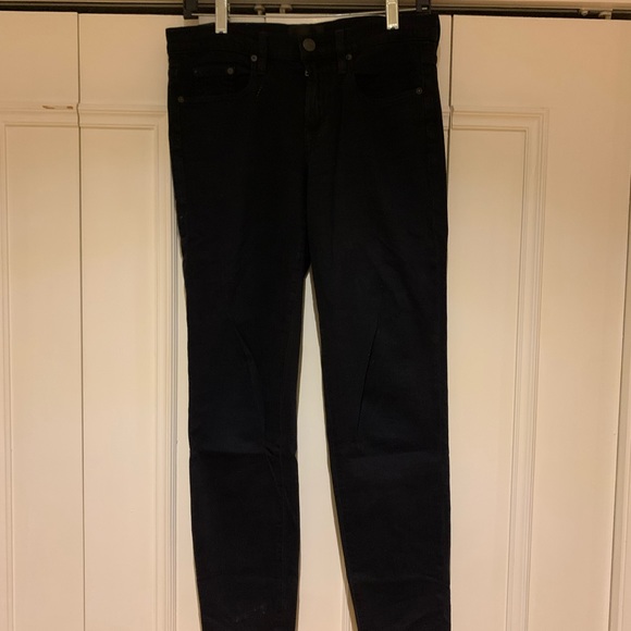 Designer Vince Soft Denim Black Jeans Size 25 - Picture 2 of 5